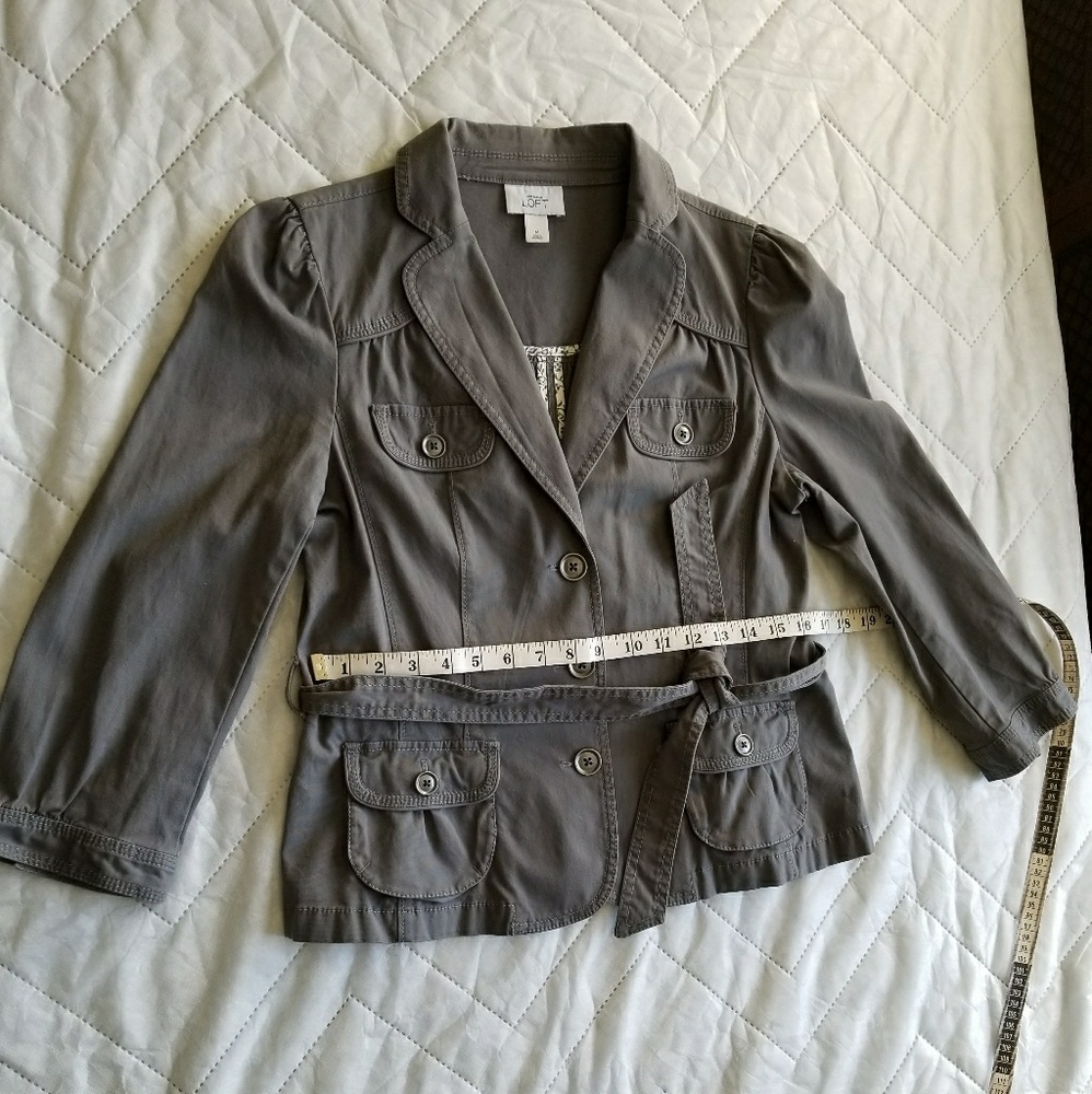 Loft  canvas jacket with belt